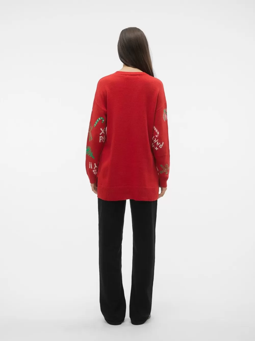 VERO MODA VMXMASPARTY Neulepuserot Chinese Red Cheap