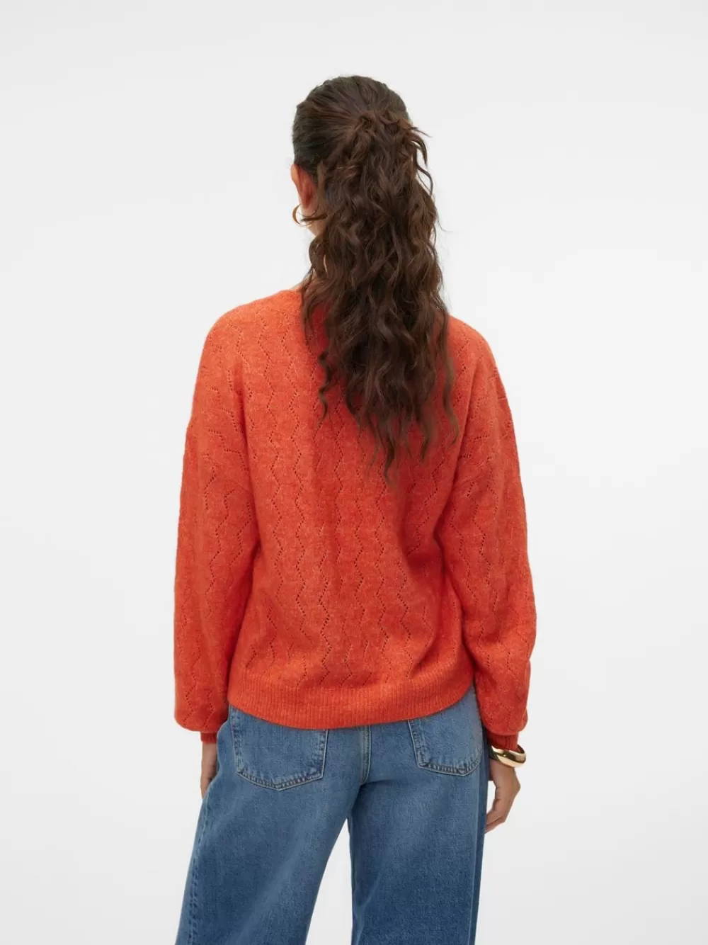 VERO MODA VMYEN Neulepuserot Burnt Sienna Cheap