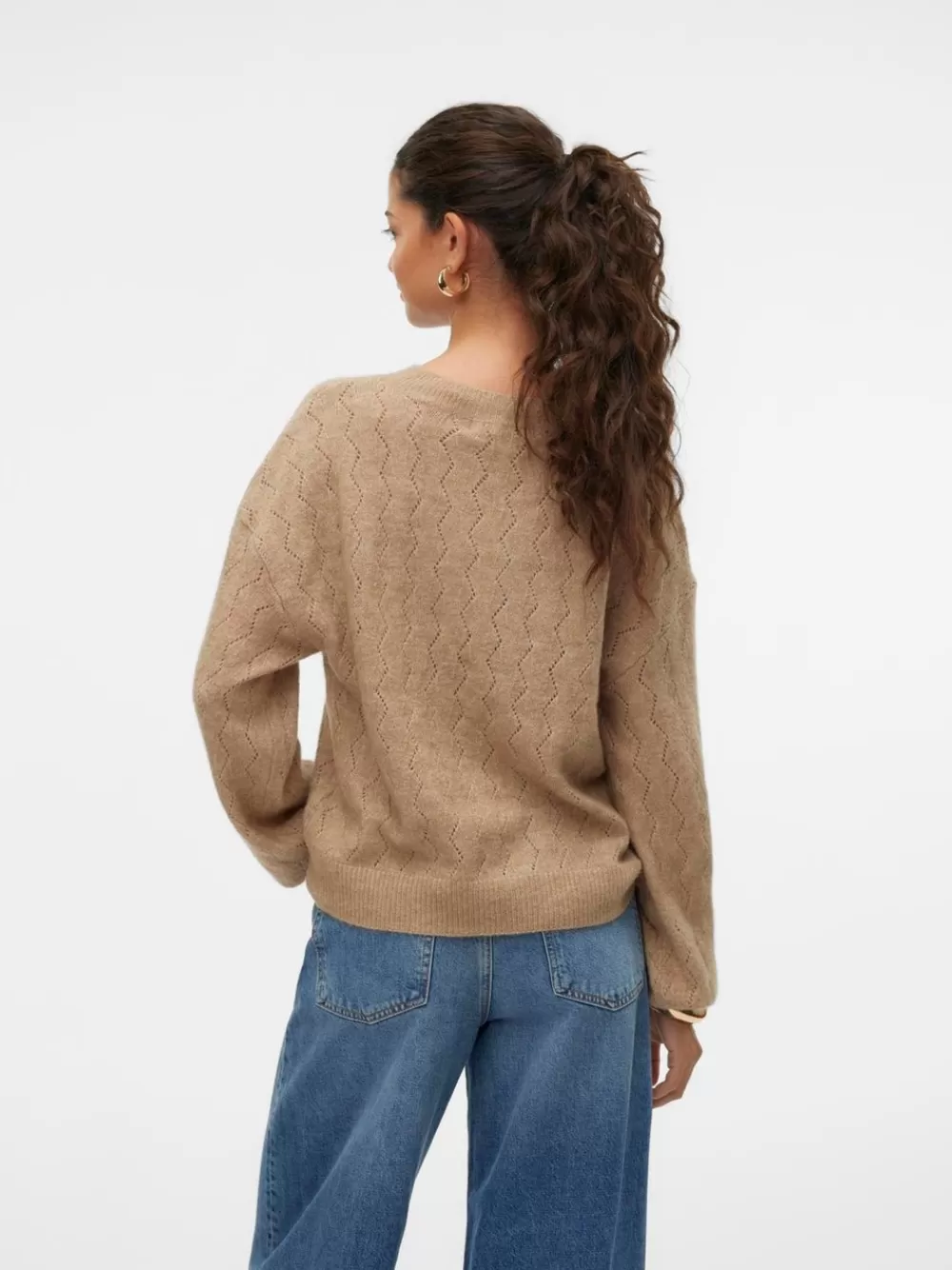 VERO MODA VMYEN Neulepuserot Silver Mink Sale