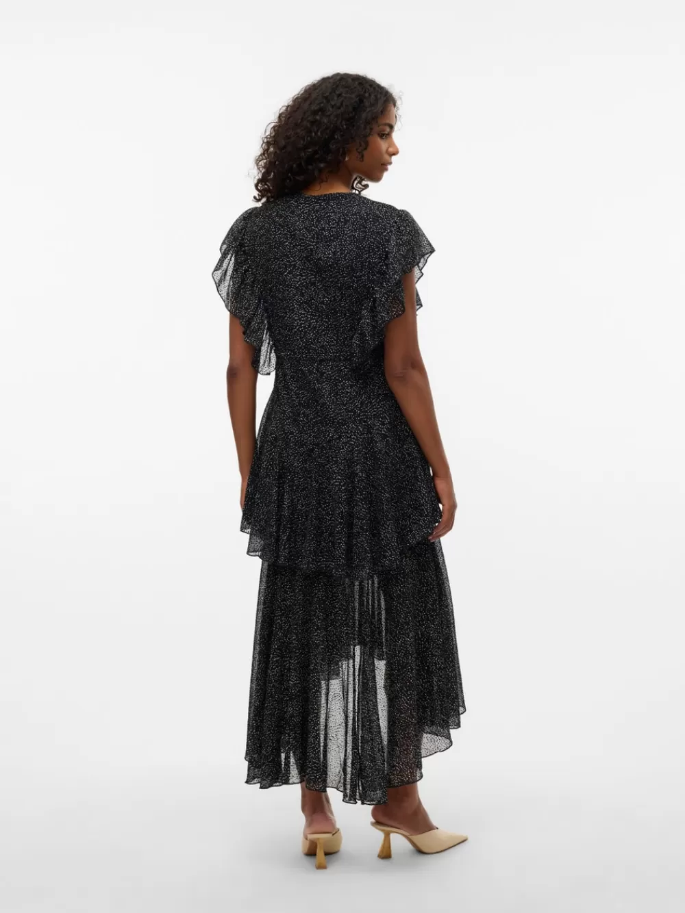 VERO MODA VMYLLDES Pitkä mekko Black Fashion