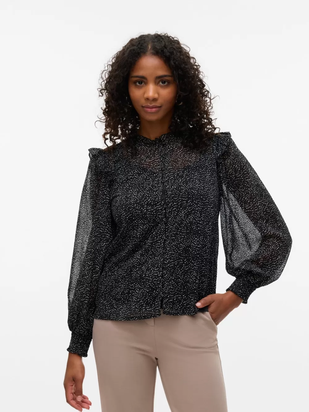 VERO MODA VMYLLDES Topit Black Fashion