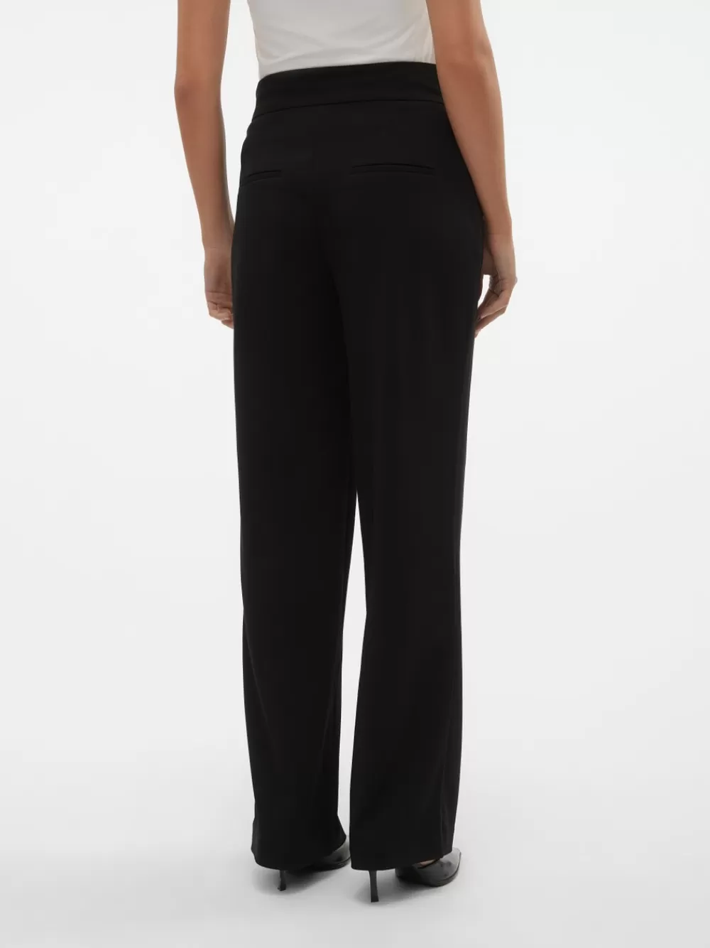 VERO MODA VMZAMIRA Korkea vyötärö Housut Black Online