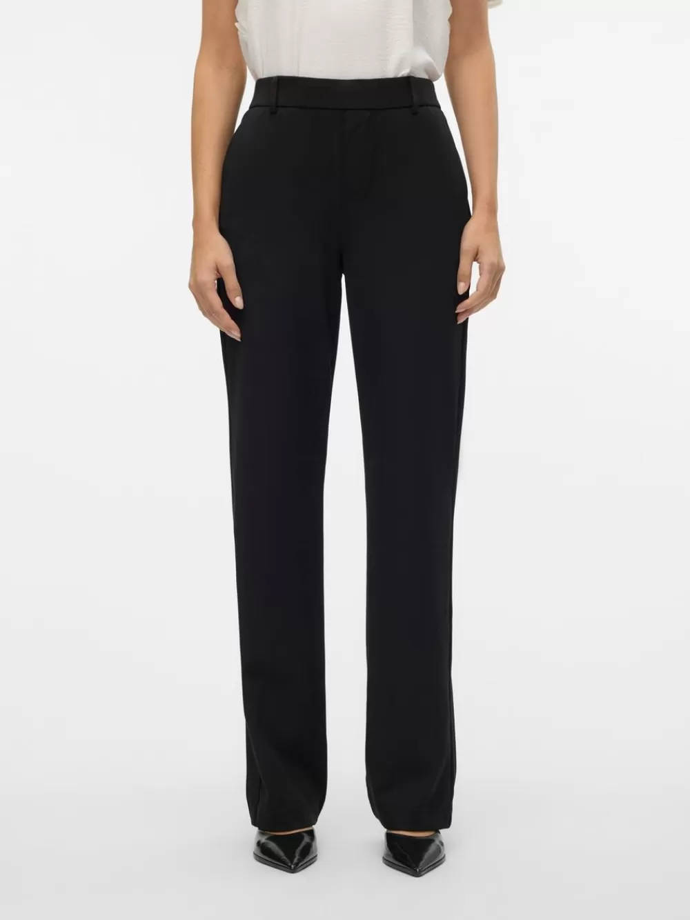 VERO MODA VMZAMIRA Normaali vyötärö Housut Black Flash Sale
