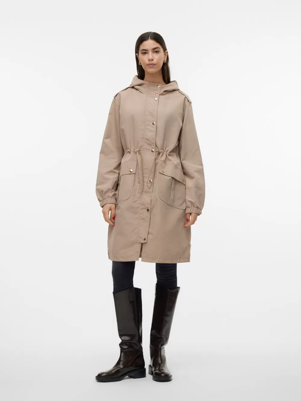 VERO MODA VMZOASOFIA Parkatakit Silver Mink Clearance