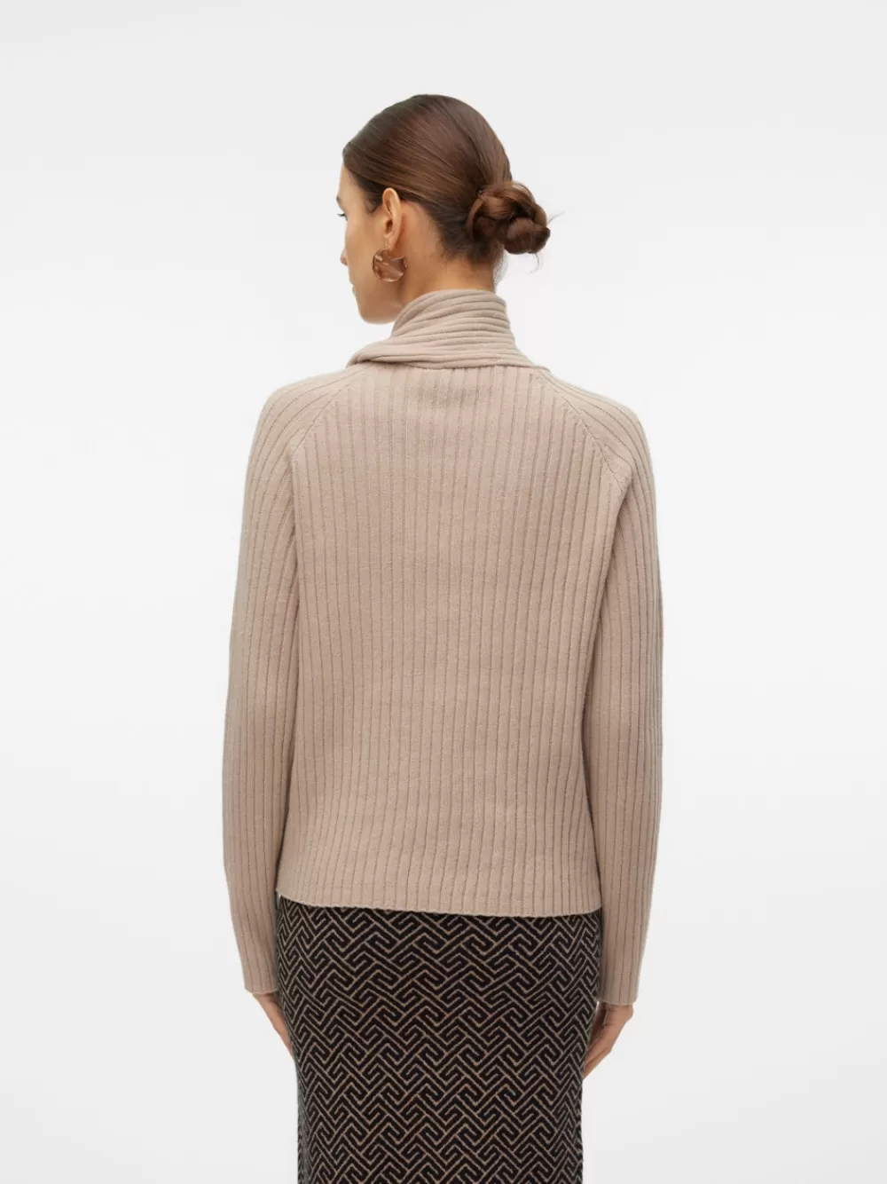VERO MODA VMZOEY Neulepuserot Silver Mink Hot