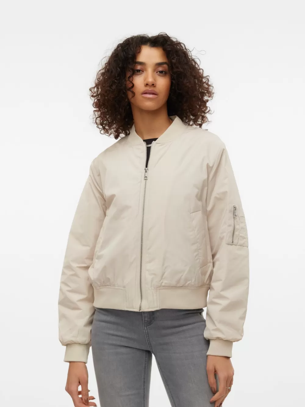 VERO MODA VMZULA Lämpimät pilottitakit Oatmeal Cheap