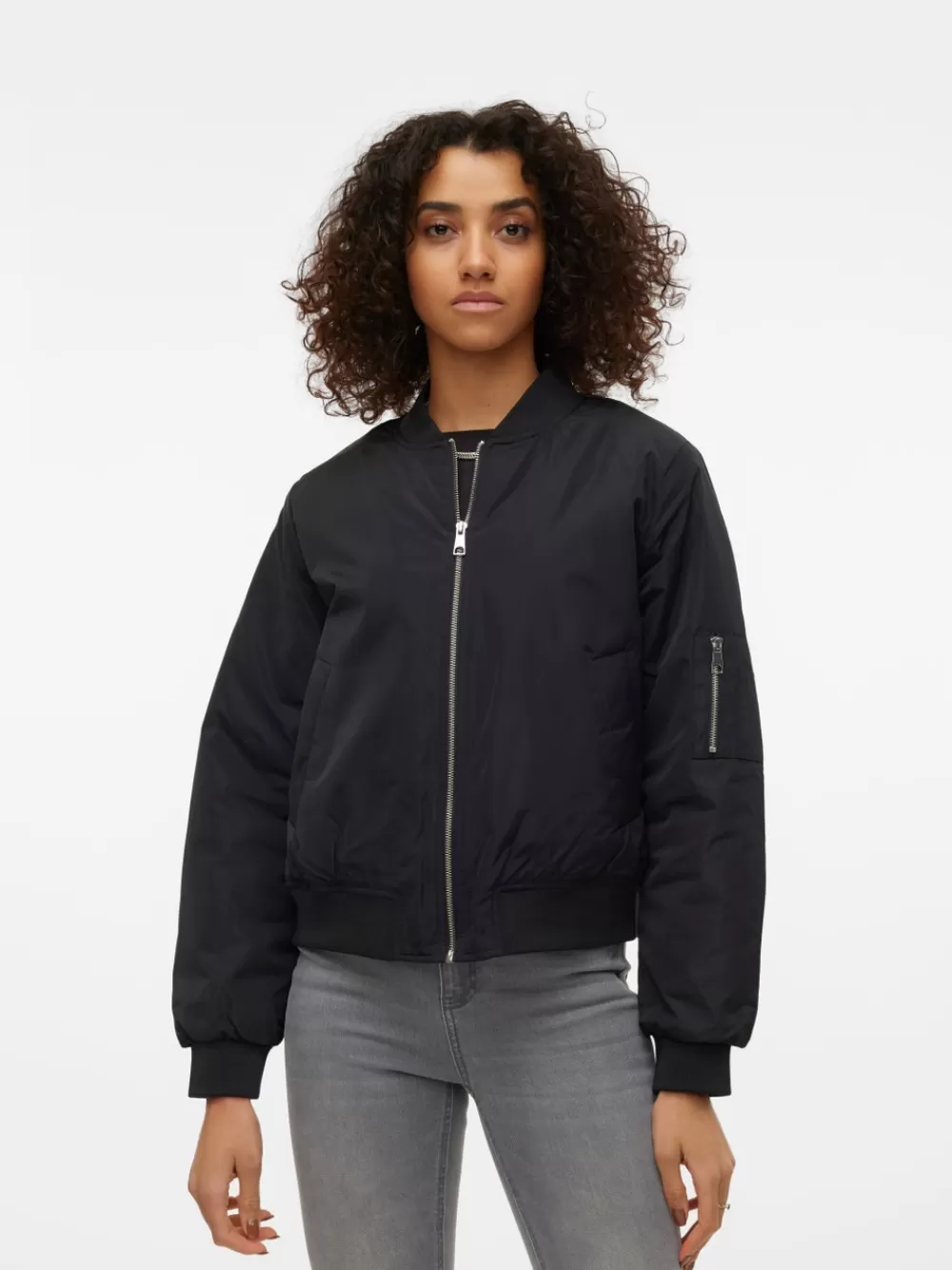 VERO MODA VMZULA Lämpimät pilottitakit Black Best