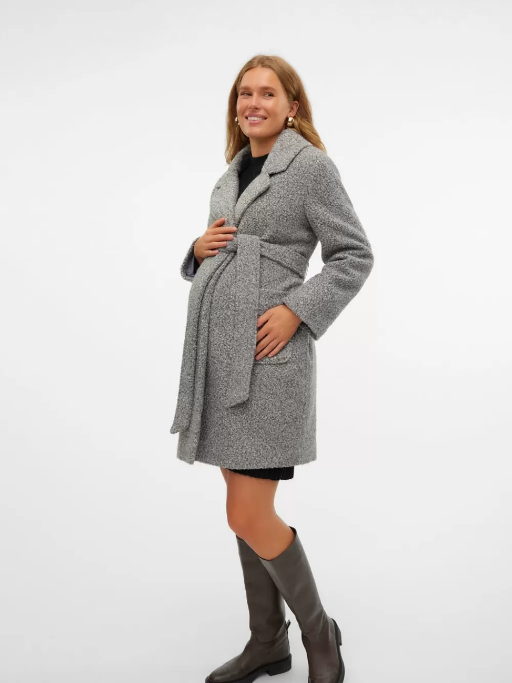 VERO MODA V-pääntie Takit Medium Grey Melange Outlet