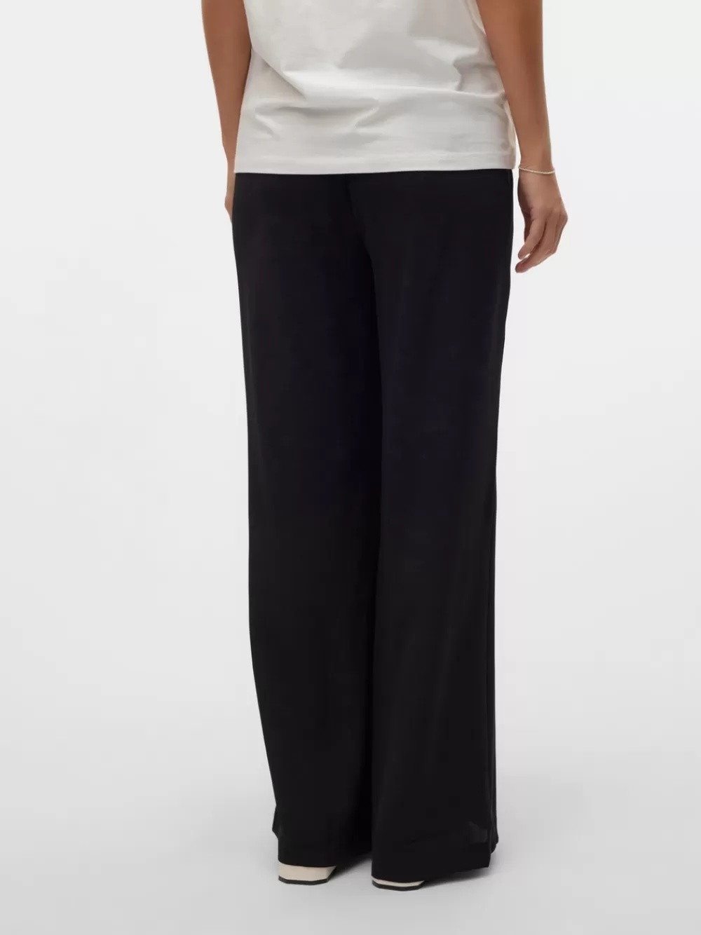 VERO MODA Wide leg fit Housut Black Cheap
