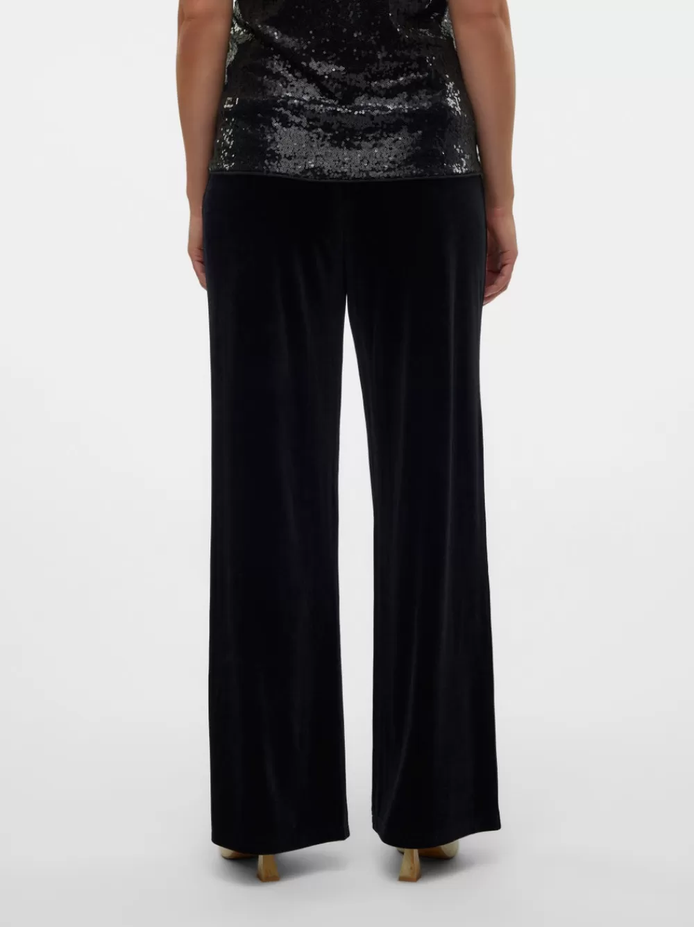 VERO MODA Wide leg fit Housut Black Sale