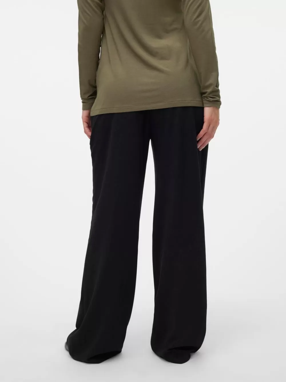 VERO MODA Wide leg fit Housut Black Outlet