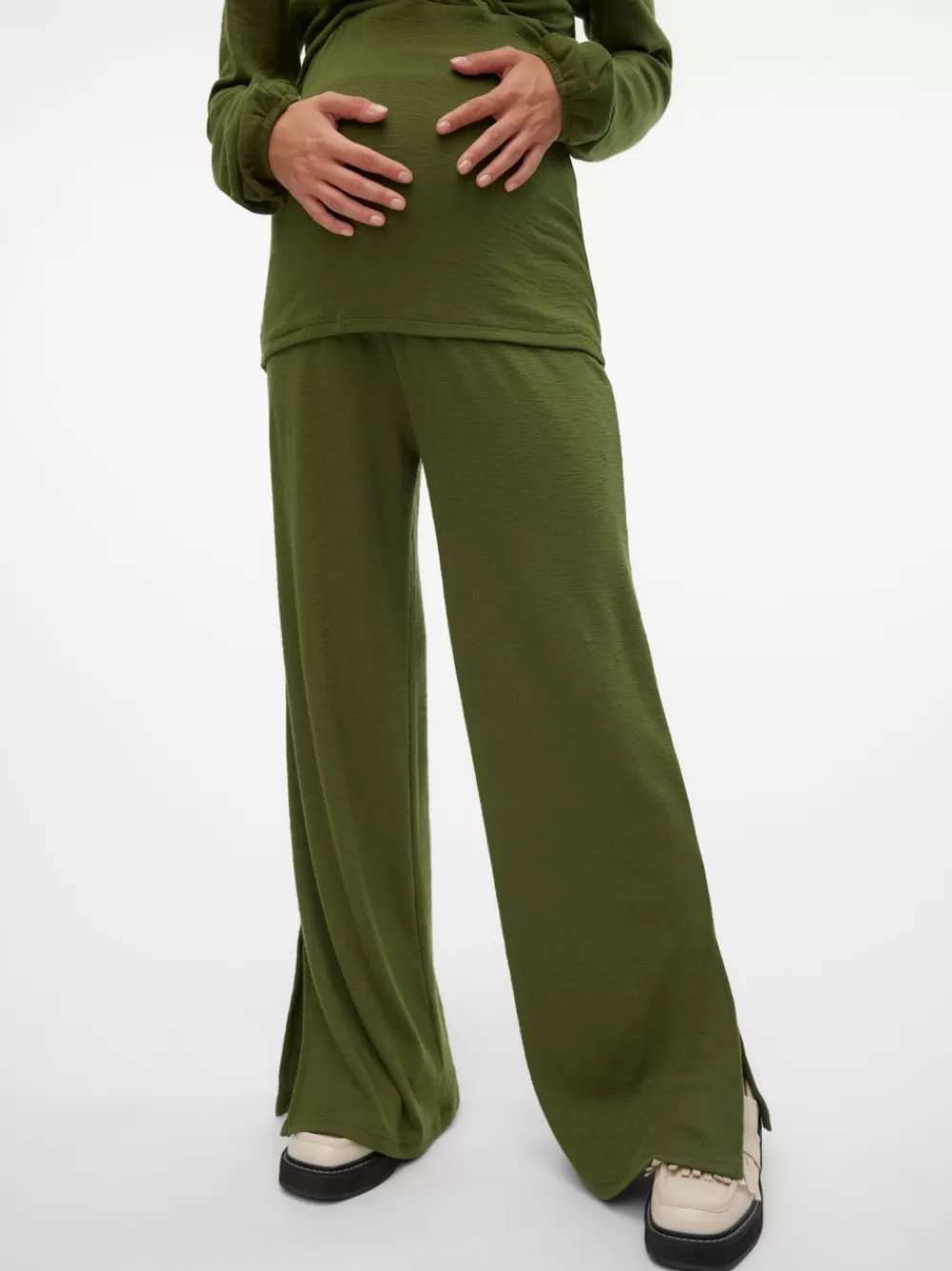 VERO MODA Wide leg fit Sivuhalkiot Housut Cypress Sale