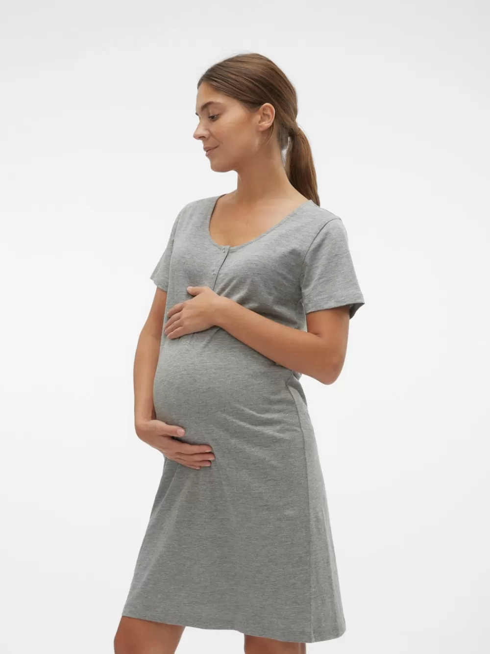 VERO MODA Yöasut Light Grey Melange Cheap